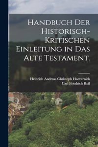 Handbuch der historisch-kritischen Einleitung in das Alte Testament.