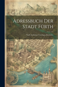 Adressbuch Der Stadt Fürth