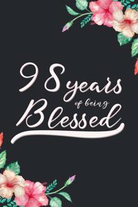 Blessed 98th Birthday Journal
