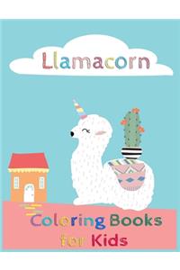 Llamacorn Coloring Books for Kids