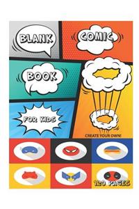 Blank Comic Book for Kids