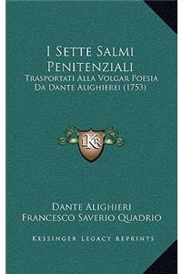 I Sette Salmi Penitenziali