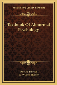 Textbook Of Abnormal Psychology