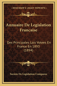 Annuaire De Legislation Francaise