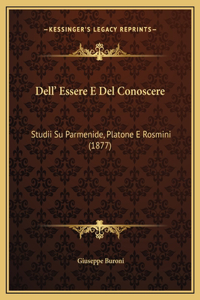 Dell' Essere E Del Conoscere