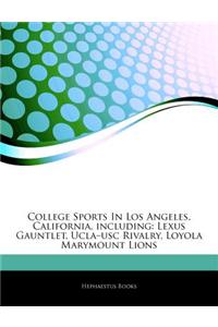 Articles on College Sports in Los Angeles, California, Including