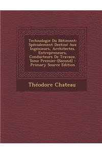 Technologie Du Batiment