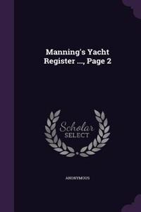 Manning's Yacht Register ..., Page 2