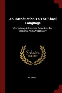 An Introduction To The Khasi Language