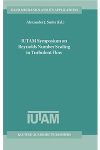 Iutam Symposium on Reynolds Number Scaling in Turbulent Flow