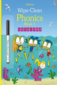 Wipe-Clean Phonics Book 1