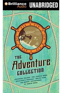 The Adventure Collection: Treasure Island, the Jungle Book, Gulliver's Travels, White Fang, the Merry Adventures of Robin Hood