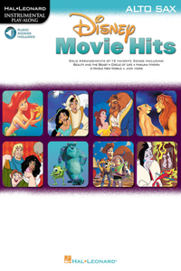 Disney Movie Hits - Alto Sax - Instrumental Play-Along Book/Online Audio