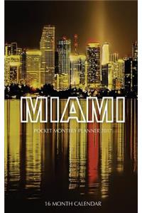 Miami Pocket Monthly Planner 2017