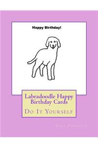 Labradoodle Happy Birthday Cards