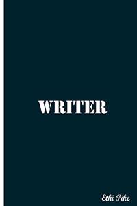 Writer - Dark Blue Notebook / Extended Lines / Soft Matte Cover
