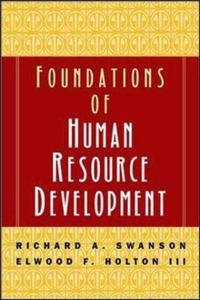 Foundations of Human Resource Development