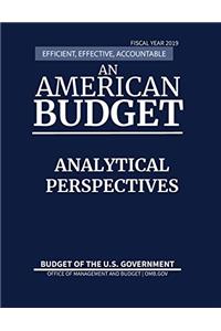 Analytical Perspectives, Budget of the United States, Fiscal Year 2019