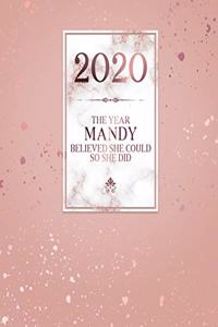 2020 The Year Mandy Believed She Could So She Did