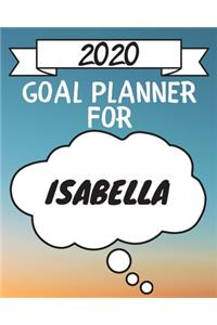 2020 Goal Planner For Isabella