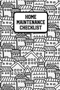 Home Maintenance Checklist