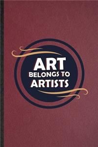 Art Belongs to Artists