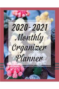 2020-2021 Monthly Organizer Planner