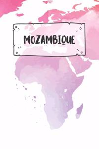 Mozambique: Dotted Travel Diary Notebook or Journey Dotted Grid Journal - Holiday Trip Pocketbook for Men and Women with Dots