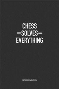Chess Solves Everything