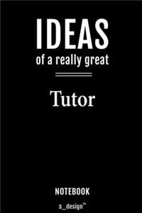 Notebook for Tutors / Tutor