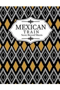 Mexican Train Score Record Sheets