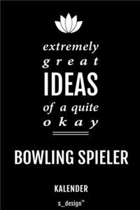 Kalender für Bowling Spieler