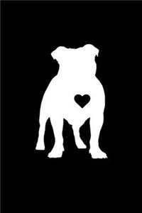 Bulldog Heart Silhouette