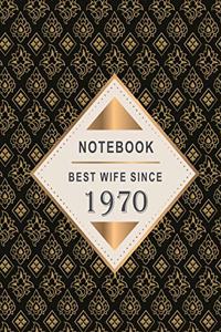 Notebook - Best Wife Since 1970