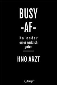 Kalender für HNO Ärzte / HNO Arzt / HNO Ärztin