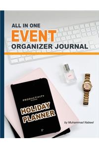 All in one Event Organizer Journal - Holiday Planner