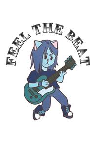 E-Guitar Music Cat Notebook