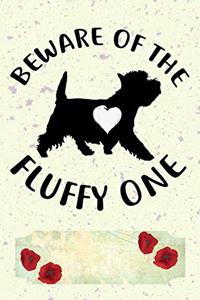 Beware Of The Fluffy One Notebook Journal