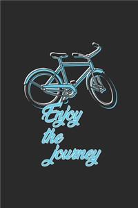 Enjoy The Journey: Cycle Sport Notebook, Dotted Bullet (6" x 9" - 120 pages) Sports Themed Notebook for Daily Journal, Diary, and Gift