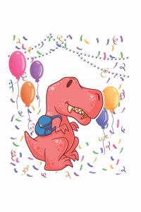 Funny School T-Rex Dinosaur Notebook
