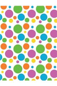 Bright Polka Dots Journal, Graph Paper
