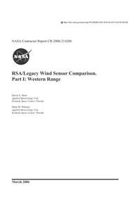 Rsa/Legacy Wind Sensor Comparison. Part 1; Western Range