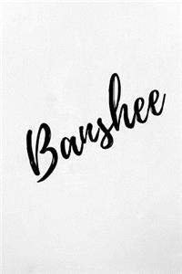 Banshee: Notebook for Activist Feminist