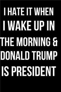 I Hate It When I Wake Up in the Morning & Donald Trump Is President