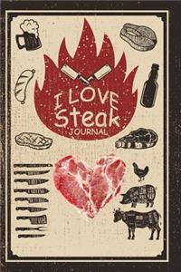 I Love Steak Journal
