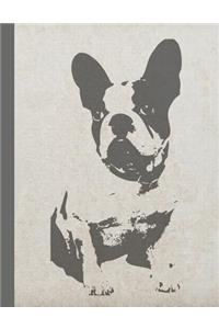 Daily Planner: 2019 - 2020 Planner French Bulldog Dog Vector Cover January 19 - December 19 Writing Notebook Diary Journal Datebook Calendar Schedule Plan Days, Set Goals & Get Stuff Done
