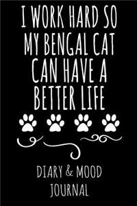 I Work Hard So My Bengal Cat Can Have a Better Life