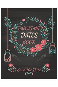 Important Dates Book