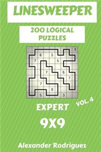 Linesweeper Puzzles 9x9 - Expert 200 vol. 4