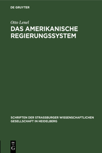 amerikanische Regierungssystem